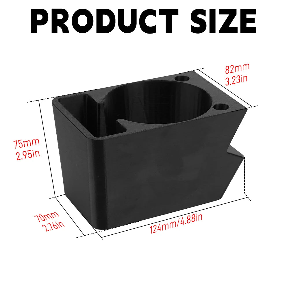 Square Insert Cup Holders For Toyota Landcruiser 80 Series Armrest Box Beverage Cup Holder