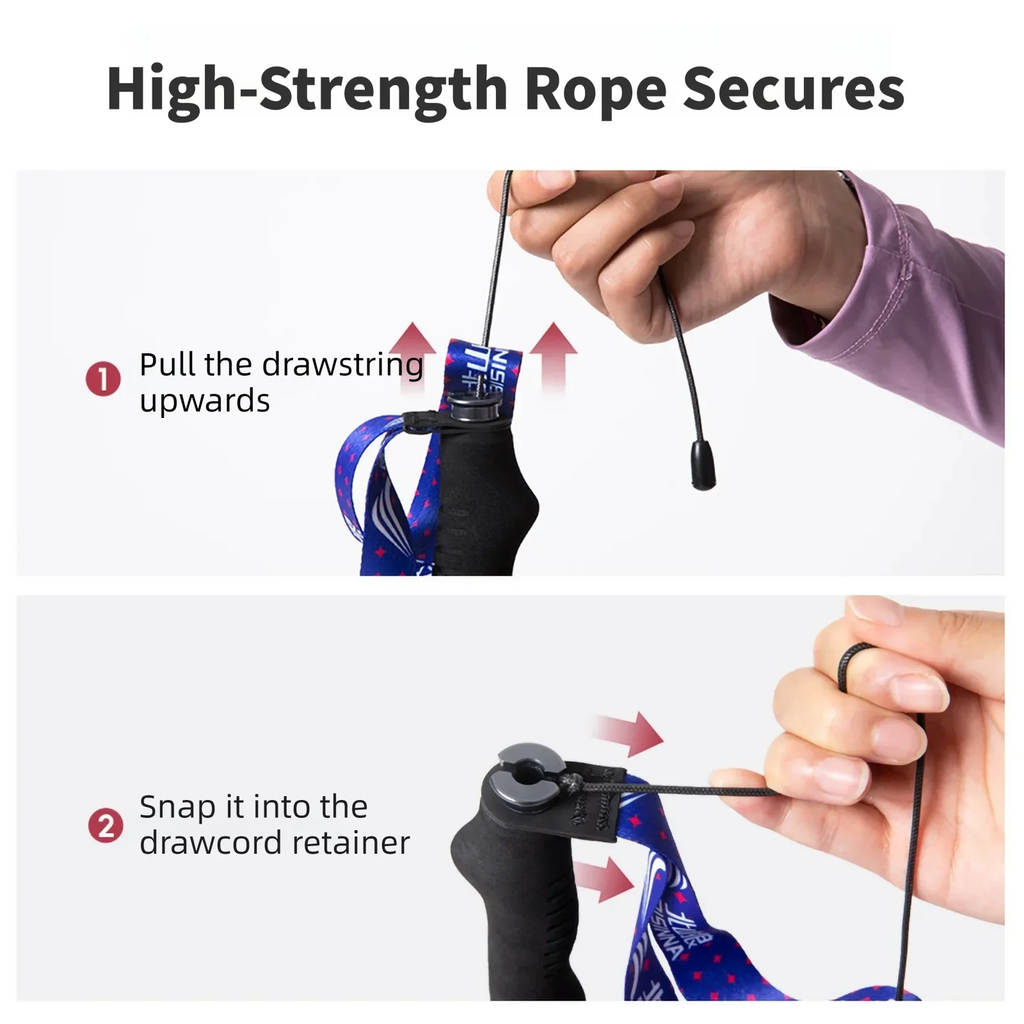 BISINNA 2pcs Trekking Poles Ultralight Aluminum Alloy Hiking Foldable Climbing Sticks Outdoor Mountaineering Trail Running Canes