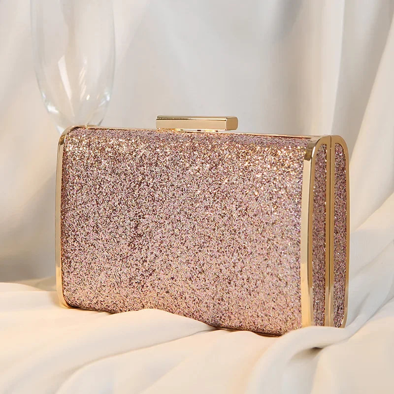 The Best Selling Clutch Bag with Big Discount Elegant Shiny Diamond Evening Bags Fashionable Lightweight Dinner Party Dress Bag