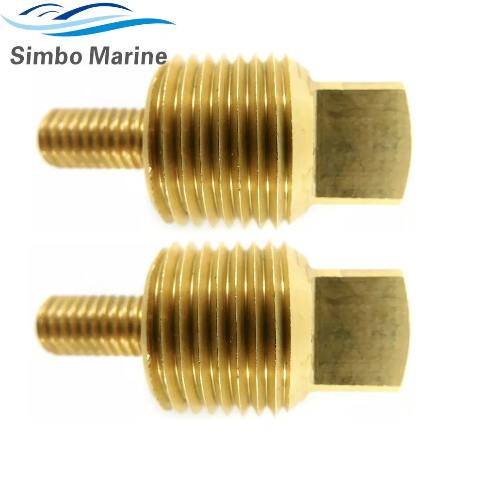 2 pcs New Genuine OEM Compatible with VOLVO PENTA Plug For Zinc Anode 838928 3838500 861546 00714TPM 18-6021