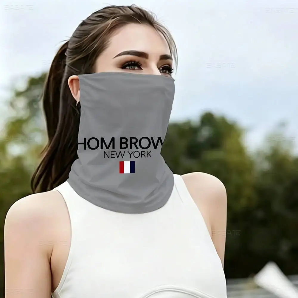 Fashion Brand T-Thom B-Brown UV protection face mask lightweight tube scarf for outdoor riding mountaineering camping
