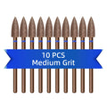 HYTOOS Copper Coated Diamond Cuticle Clean Nail Drill Bit Large Cone Dead Skin Cleaner Russian Prep Tool for Manicure Technician