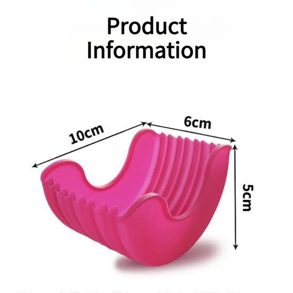 1pcs Hot selling silicone burger clip, no contact and anti drop burger fixing box tray