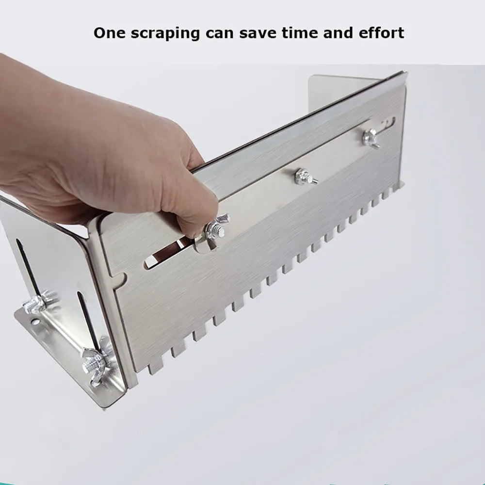 For Fast and Equal Application of Adhesive on the Floor 400-800mm Adjustable Notched Trowel Mortar Comb