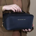 Cosmetic Bag PU Leather Large-capacity Travel Cosmetics Storage Bags Women Portable Handbag Multifunction Waterproof Washing Bag
