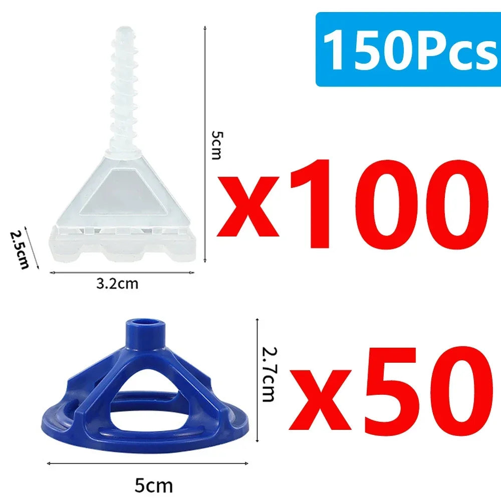 50-800Pcs Spiral Ceramic Tile Leveling System Clips Spacers Straps Wadge for Tile Laying Wall Floor Fixing Construction Tools