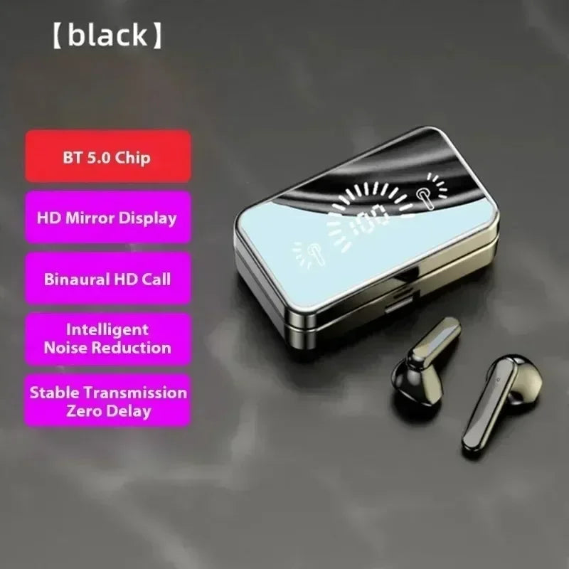 TWS Bluetooth-Compatible Earphones Stereo Sport Headset Waterproof Wireless Headphone  Earbuds for all smartphones