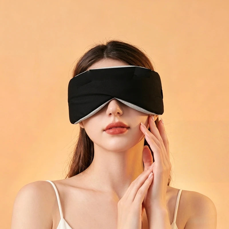 Ultra Light Gravity Weighted Eye Mask Double-Sided Skin-Friendly Sleeping Mask Comfortable Soft Breathable For Sleeping