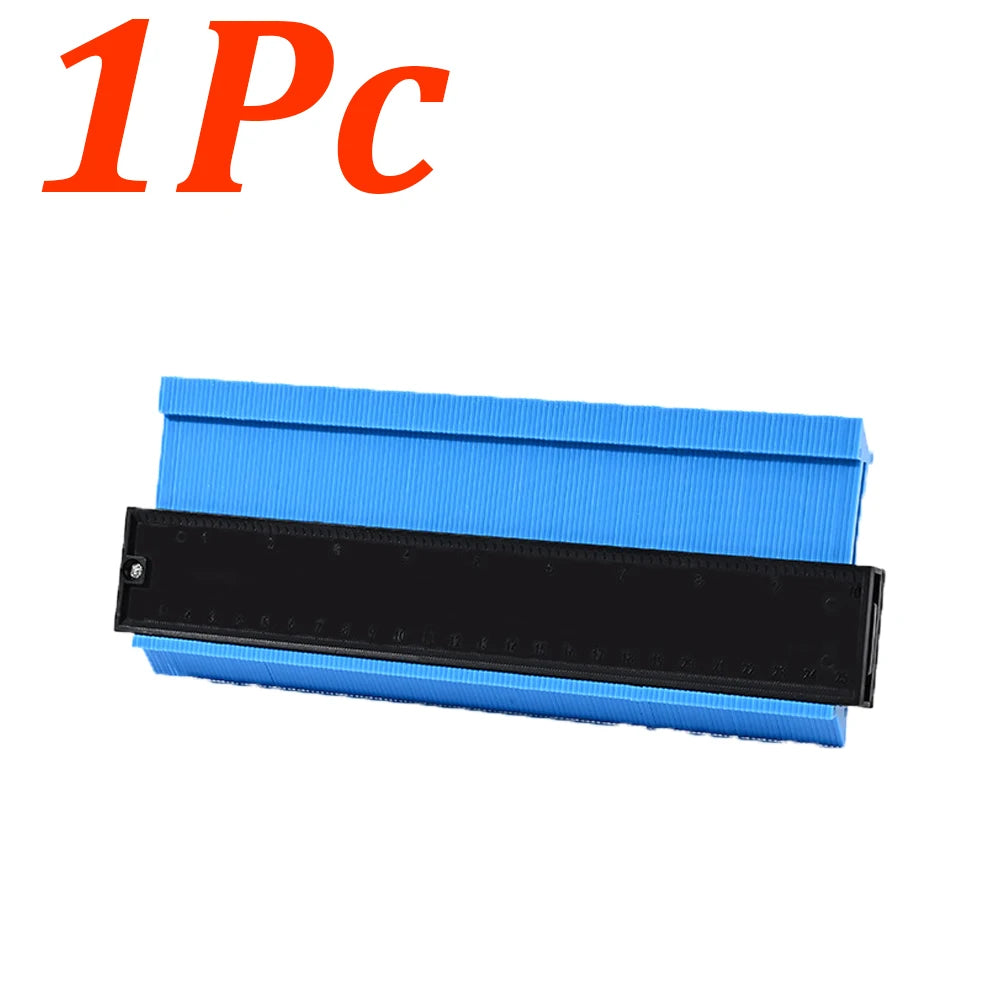 3-1Pcs Shape Contour Gauge Duplicator Measuring Ceramic Tile Carpet Cutting Template Profile Angle Ruler Contour Copier Woodwork