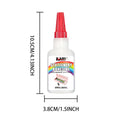 KJM 30ML Stationery Adhesive Glue, Non-Toxic Paper Glue for School Projects, Office Documents, DIY Crafts & Scrapbooking