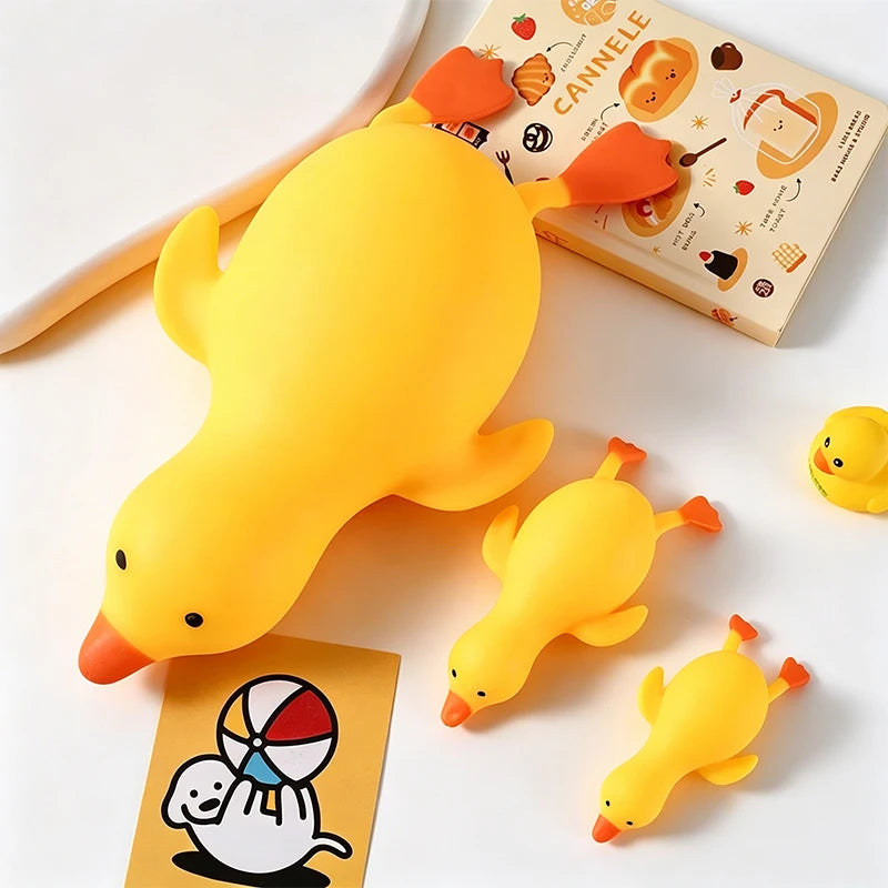 Creative Squishy Duck Squeeze Fidget Toy Cute Animals Duck Stress Ball Toys ASMR Sensory Anti Stress Toys for Adults