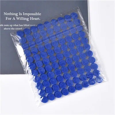 10-30mm Self Adhesive Sticky Dots Strong Glue Magic Sticker Disc Transparent White Round Belcro Adhesivo Hook and Loop Tape