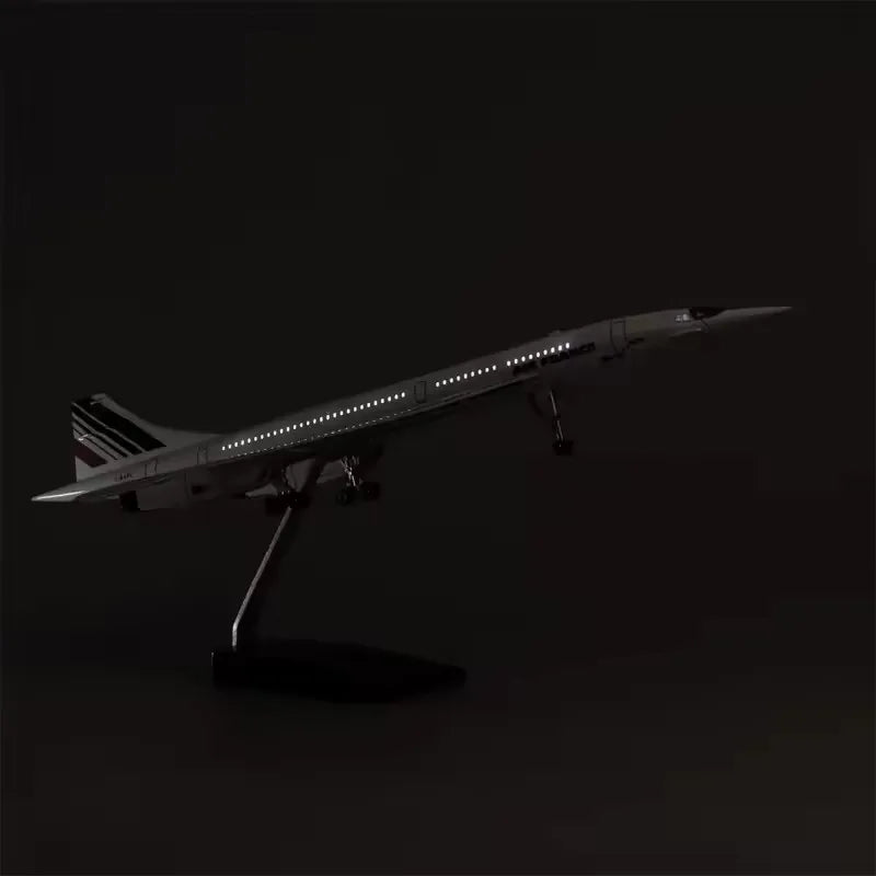 New 1:125 Scale Model Air Singapore /Air British /Air France Airlines Concorde  Aircraft Airways With Wheels and Lights