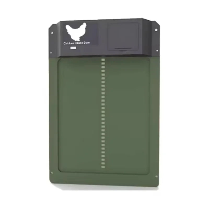 Automatic Chicken Coop Door Opener Battery Powered Light Sense Control Waterproof Pet Flap Accessories Upgrade ABS House Gate