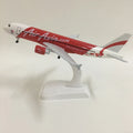 JASON TUTU 20CM Air Asia Airbus A320 Aircraft Model Planel Airplane Metal Diecast Planes Collect Gifts