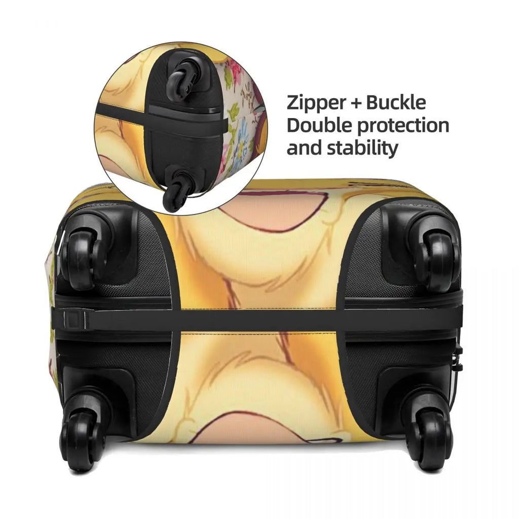 Custom The Lion Cartoon K-Kings Simba Luggage Cover Fashion Suitcase Protector Covers Suit For 18-32 inch