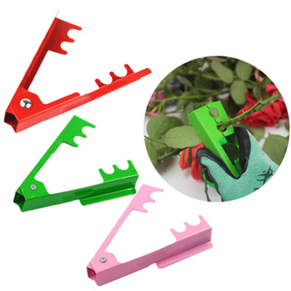 1pcs Leaf Thorn Removal Clip Flower Remover Tool Kit Rose Stem Cleaner Flowers Piercing Forceps Safety Tool for Flower Shop