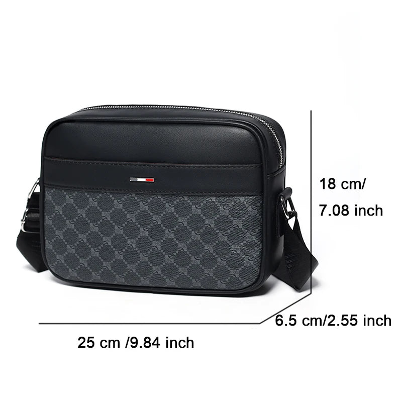 Designer Crossbody Bag for Men Bags Luxury Casual Man Messenger Bag Fashion Male Bag Sling Pack Leather Shoulder Bags