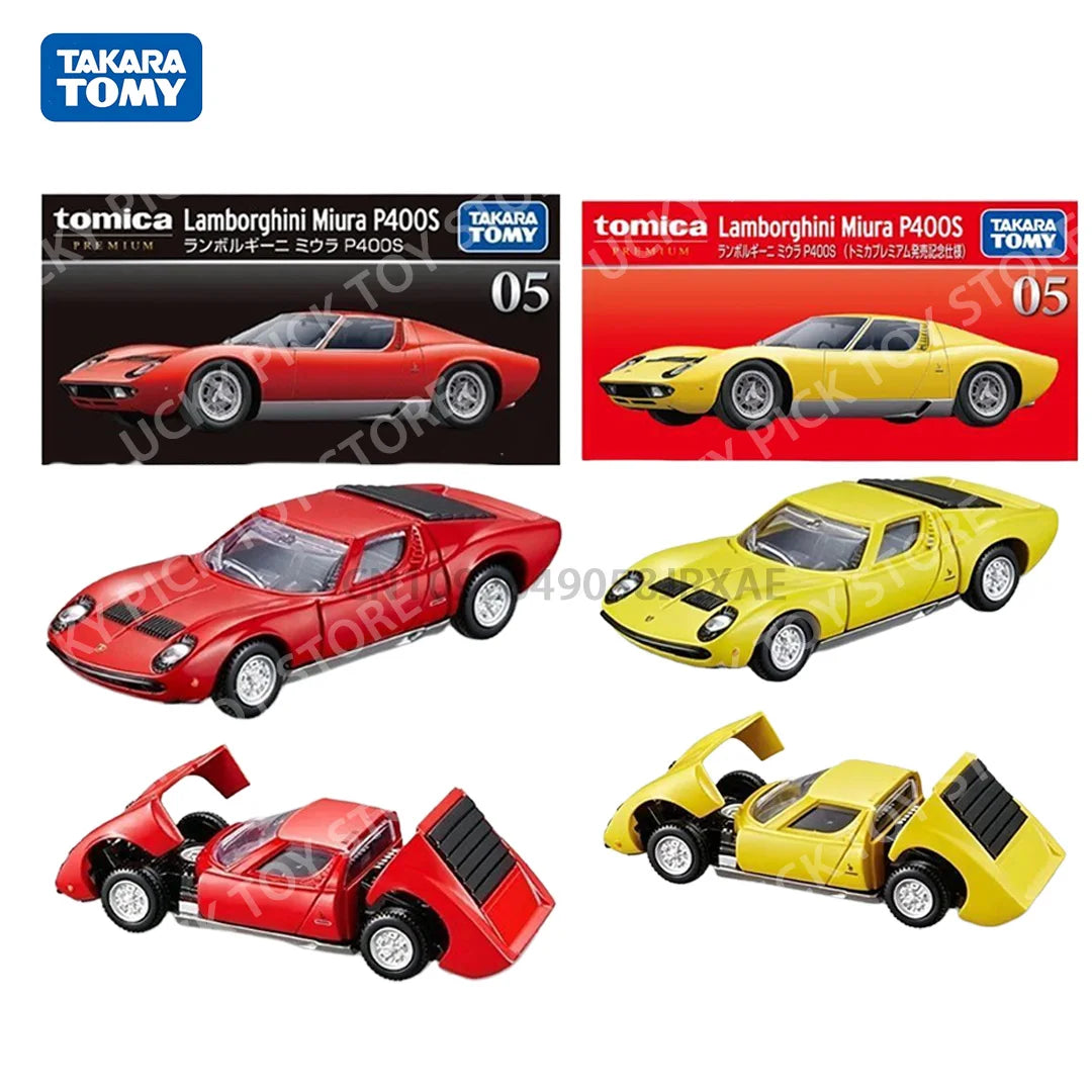 Original 2026 Takara Tomy Tomica Premium Series TP05 Lamborghini Miura P400S Alloy Car Models Collection Die-Casting Gift
