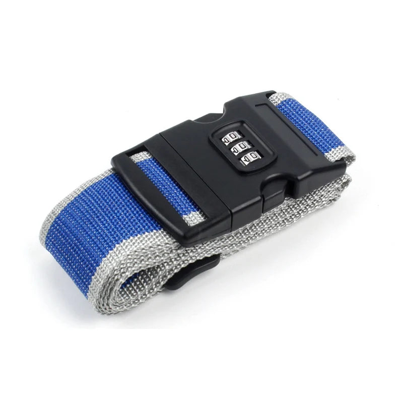 Adjustable Luggage Strap 1 Pcs Packing Belt Travel Essential Accessories Suitcase Supplies Fixed Belt cipher lock Suitcase Strap