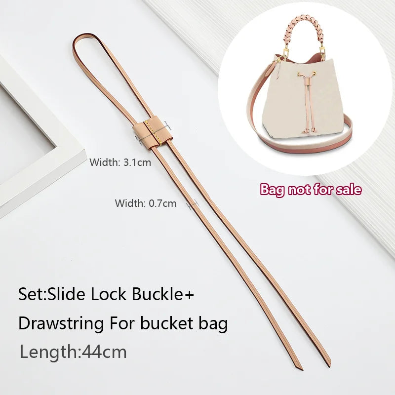 Bag Straps Drawstring For Lv Bucket Bag Replacement Tension Cords Bags Shoulder Slide Lock Buckle Bag Replacement Accessories