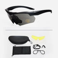 Military Tactical Goggles CS Airsoft Windproof Shooting Glasses HD 3 Lens Motocross Motorcycle Mountaineering Safe Glasses