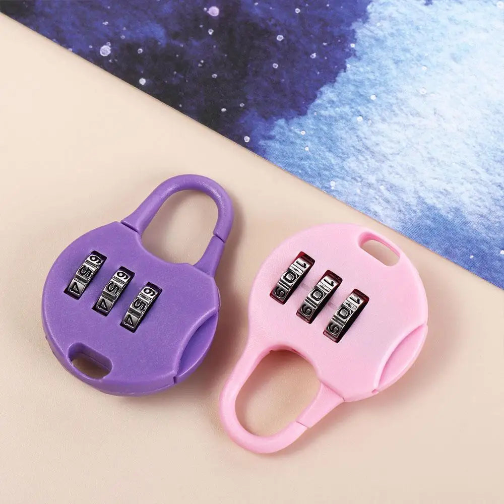 Plastic Password Combination Lock Luggage Travel Lock Combination Padlock Padlock Backpack Padlock 3 Digit Digit Locks