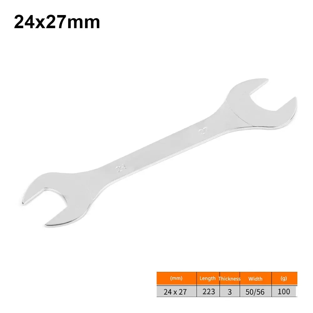 New 1Pcs 3mm Ultra-thin Thin Open End Wrench Hi-Spec Steel Flat Wrench Tool 6-32mm Multi-Function Double-end Fixed Spanner