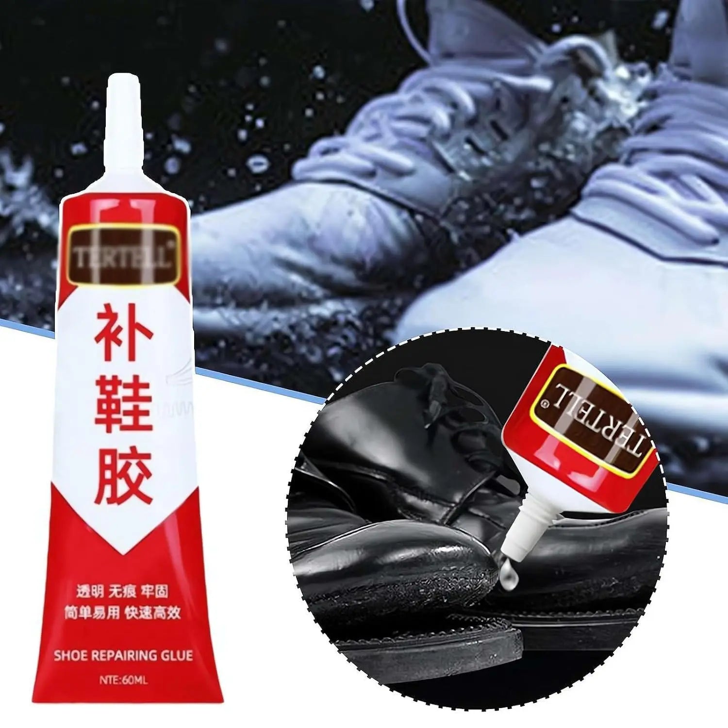 1-10PCS Super Strong Shoe Glues Powerful Adhesive For Shoe Repair Waterproof Universal 60ML Glue Professional Repairing Adhesive