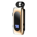 K55 Lavalier Business Bluetooth 5.2 Headphone Talk/music Time 20 Hours,led Digital Display,noice Cancelling Wireless Earphones