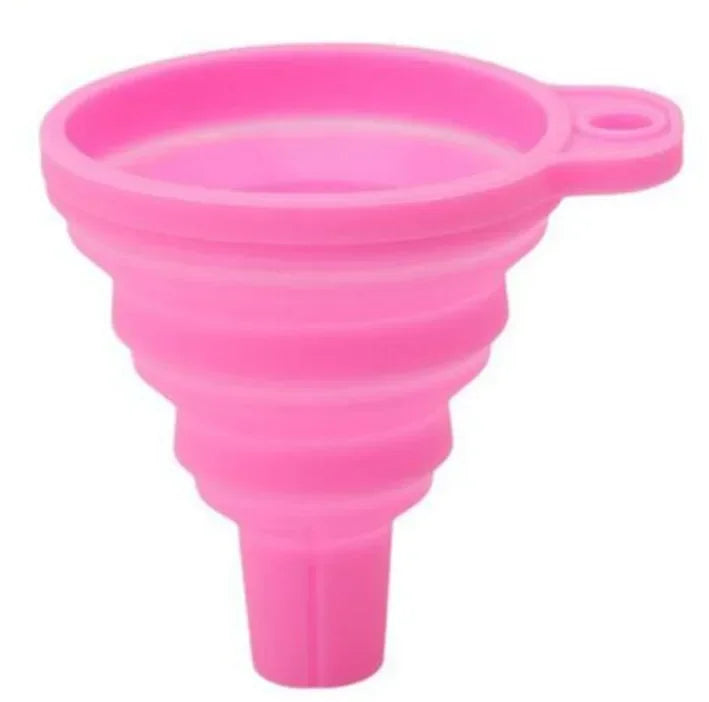 Silicone Collapsible Foldable Funnel Household Kitchen Cooking Tools Portable Wine Mini Portable Oil Pot Funnel