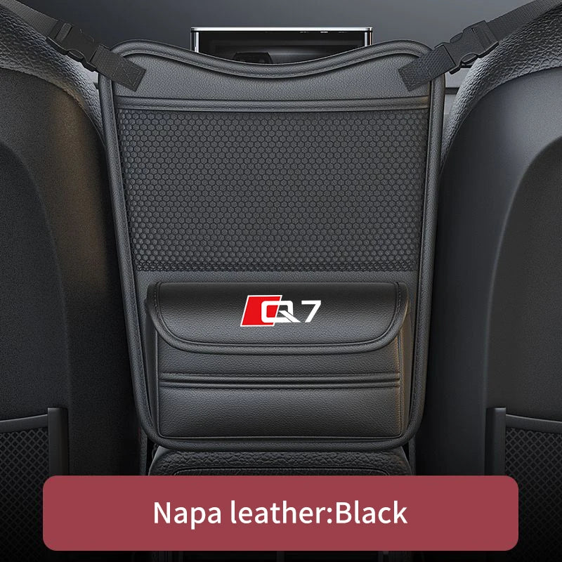 Car Organizer For Audi  Q3 Q4 Q5 Q6 Q7 Q8 Seat Storage Box Car Hanging Storage Bag Tissue Box Car Stowing Tidying Storage Pocket