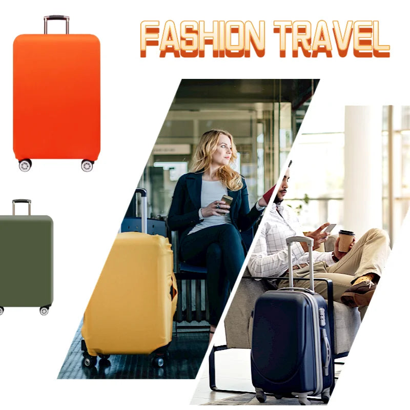 Luggage Cover Stretch Fabric Suitcase Protector Baggage Dust Case Cover Suitable for 18-32 Inch Suitcase Case Travel Organizer