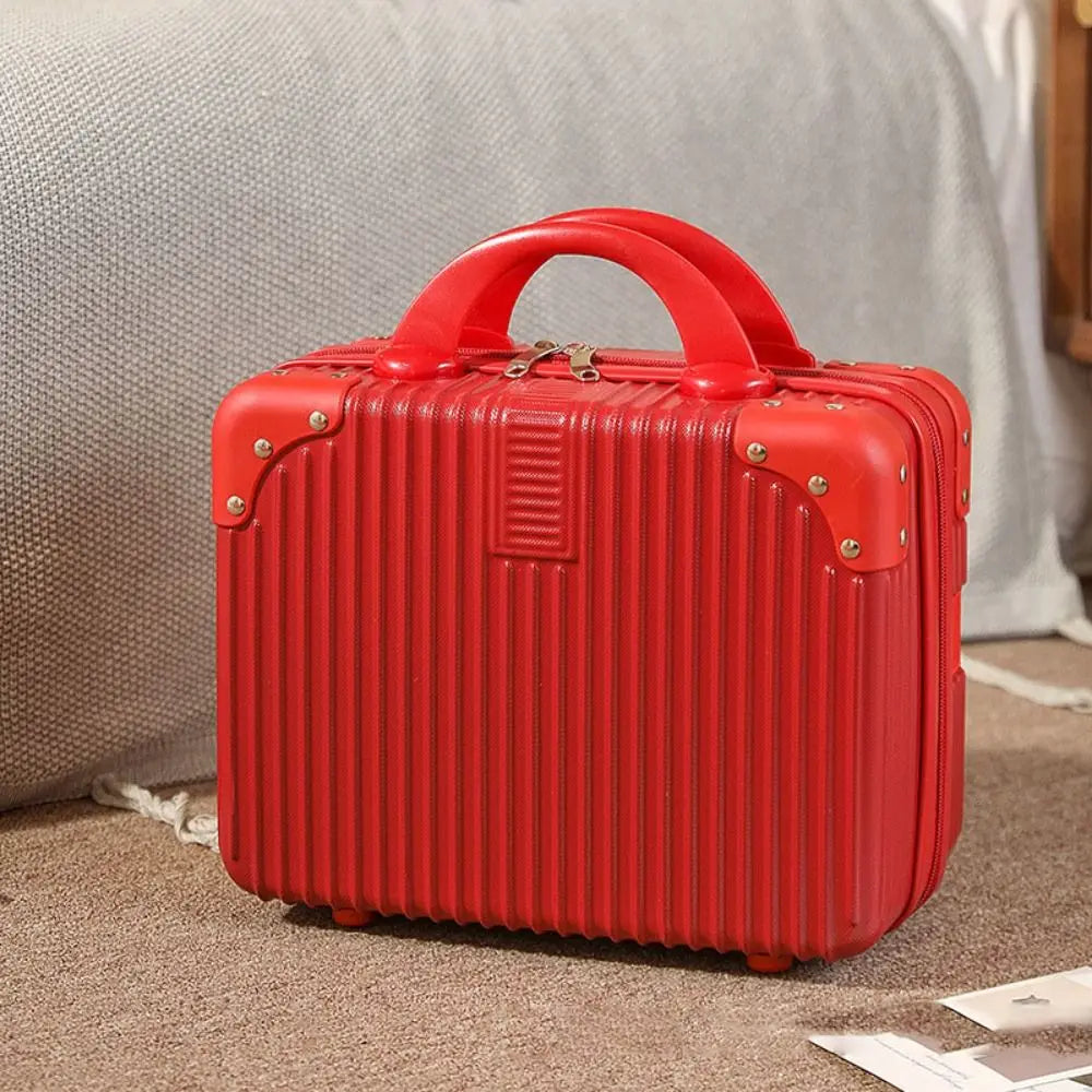 Hot Sales 14 inch Travel Suitcase Mini Travel Makeup Case Organizer Hand Boarding Case For Women