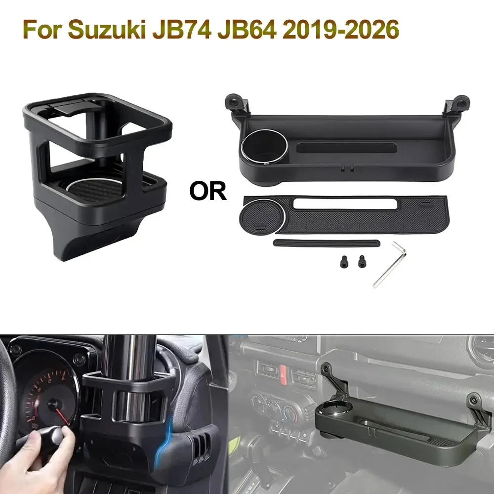 For Suzuki Jimny JB74 JB64 2019-2025 Water Cup Holder Bracket High-Quality ABS Drinkes Support Car interior Accessories 2020