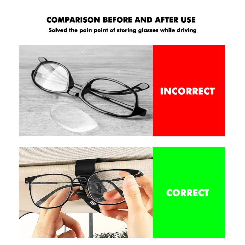 Car Sun Visor Glasses Fastener Clip Ticket Sunglasses Holder For Leapmotor t03 s01 c11 2023 C10 C16 2024 2025 C01 T03 S01 C11