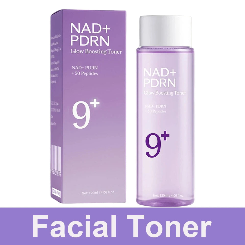 9+ NAD+ PDRN Lifting-sil Essence for Women Firming, Fade Fine Lines NAD+ Serum& Toner for Brightening Skin 50ML