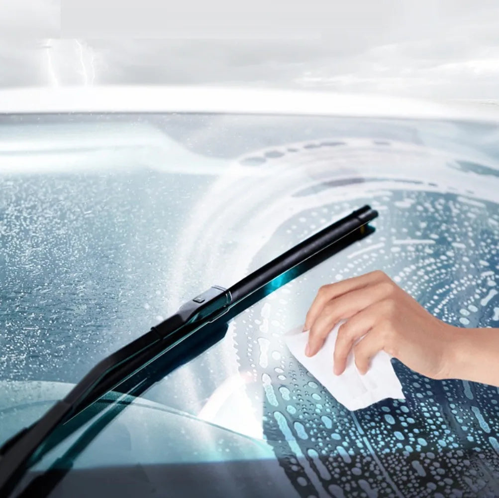 Car Glass Oil Film Removal Wipes Car Window Glass Oil Film Remover Oil Film Cleaning Wipes Glass Windshield Cleaning Wipes