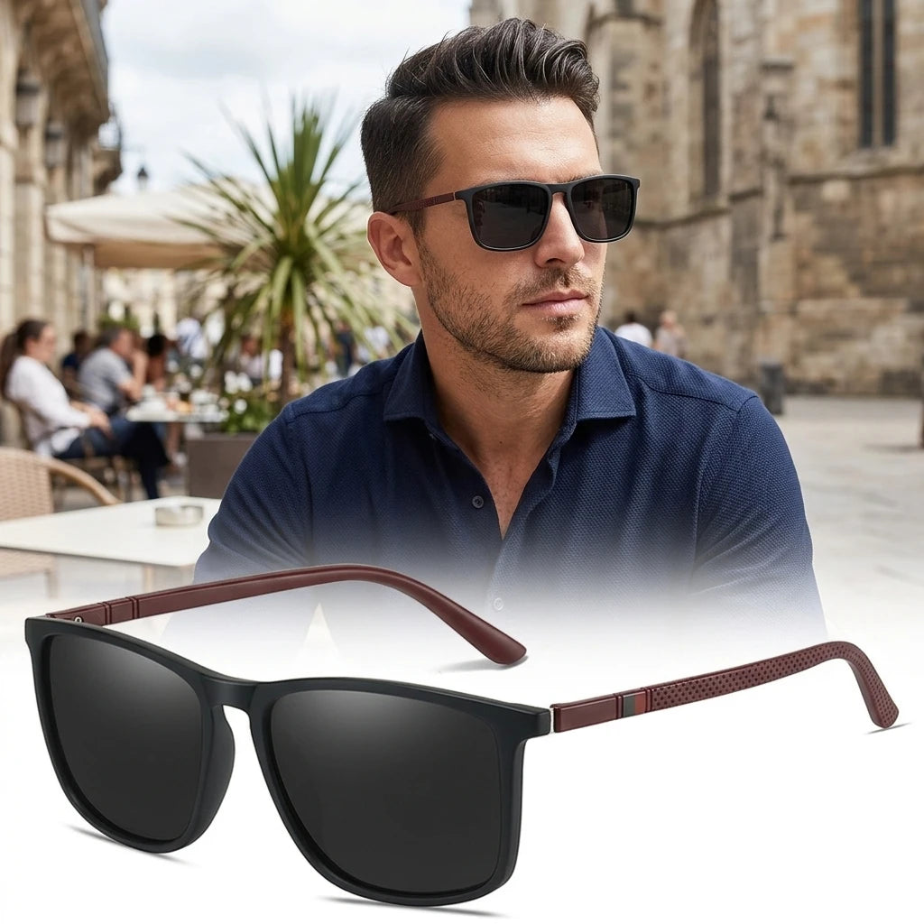 Unisex Polarized Sunglasses TR90 Frame UV400 Outdoor Driving Cycling Fishing Sport Mirror Lens Sun Glasses