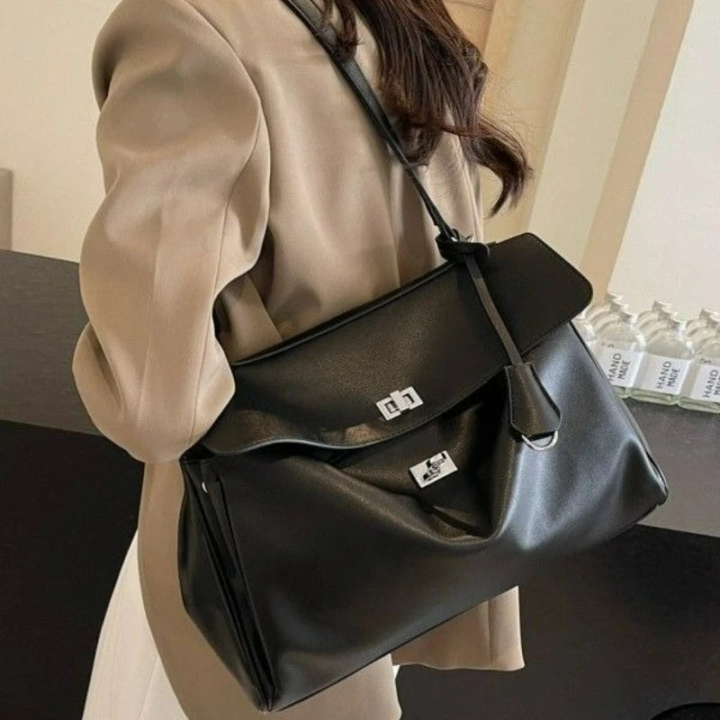 2026 New Trendy Large-capacity Platinum Bag, Women's Crossbody Shoulder Bag for Casual Wear. Modern and Neutral New Style.