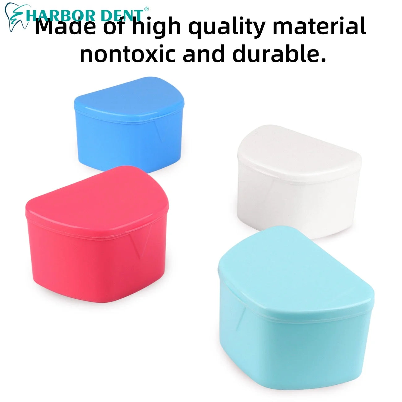 Professional Denture & Retainer Cleaning Case Box - Orthodontic Mouth Guard Holder for Travel Storage, Oral Hygiene Care Or Cle