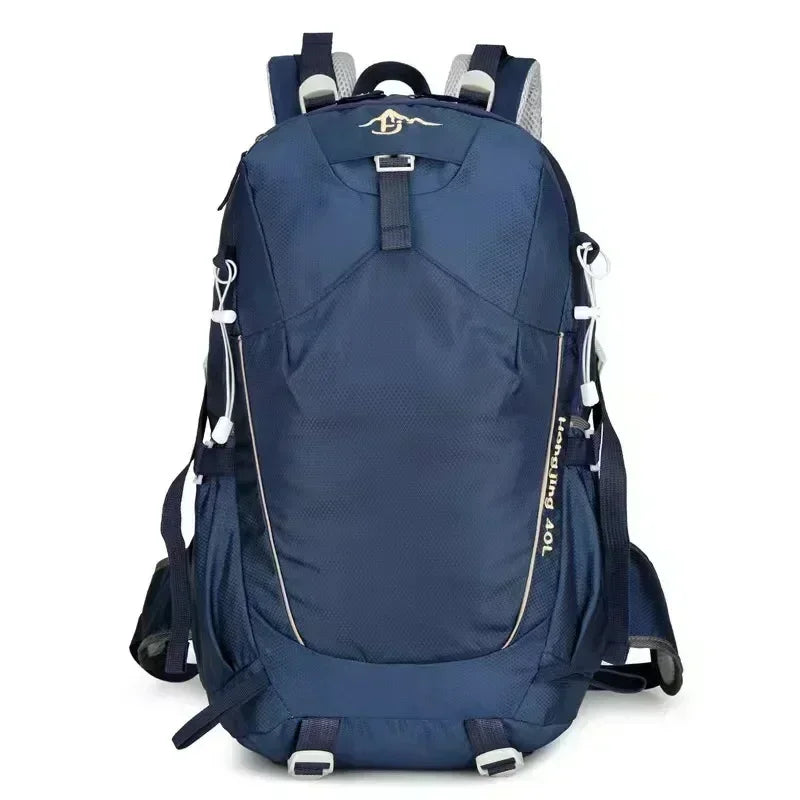 40L outdoor hiking camping backpack outdoor waterproof lightweight mountaineering bag cycling backpack with waterproof cover