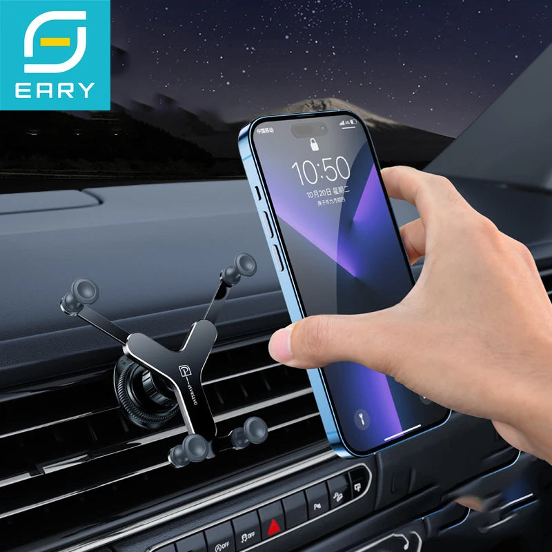 Eary Car Phone Holder Stand Mount for Air Vent Universal Car Phone Mount 360°Rotation Car Bracket for Samsung S25 Ultra iPhone