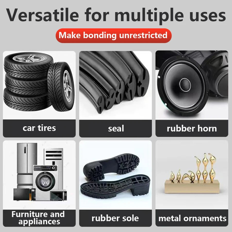 480 Black Super Glue,Quick-Drying Black CA Adhesive Rubber Metal Strong Liquid Glue, Emergency Repair Adhesive, Rubber Glue