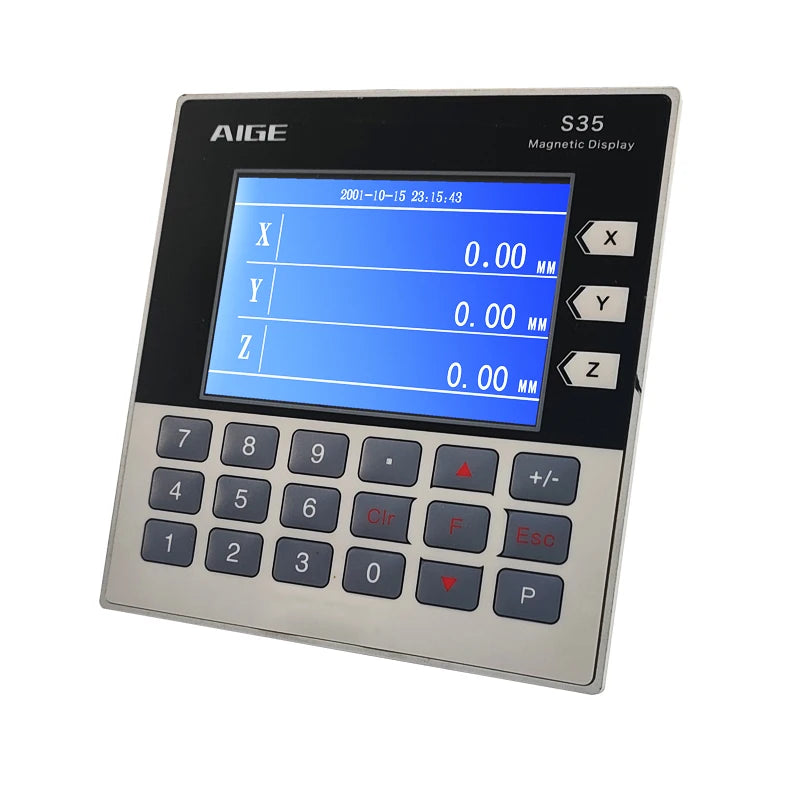 3 Axis LCD DRO Magnetic Linear Displacement Scale Sensor for CNC Machine Tooling Metal Digital Display Measuring Device