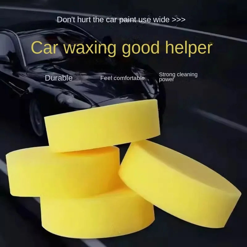 Car Wash Wax Sponge Wipe Car with Round Car Wash Wax Polishing Care Sponge Car Supplies Do Not Hurt Car Cleaning Artifacts