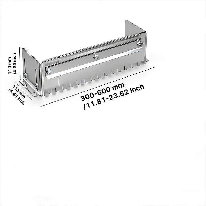 300-600mm Adjustable Notched Trowel Mortar Comb for Fast and Even Application of Adhesive on the Floor
