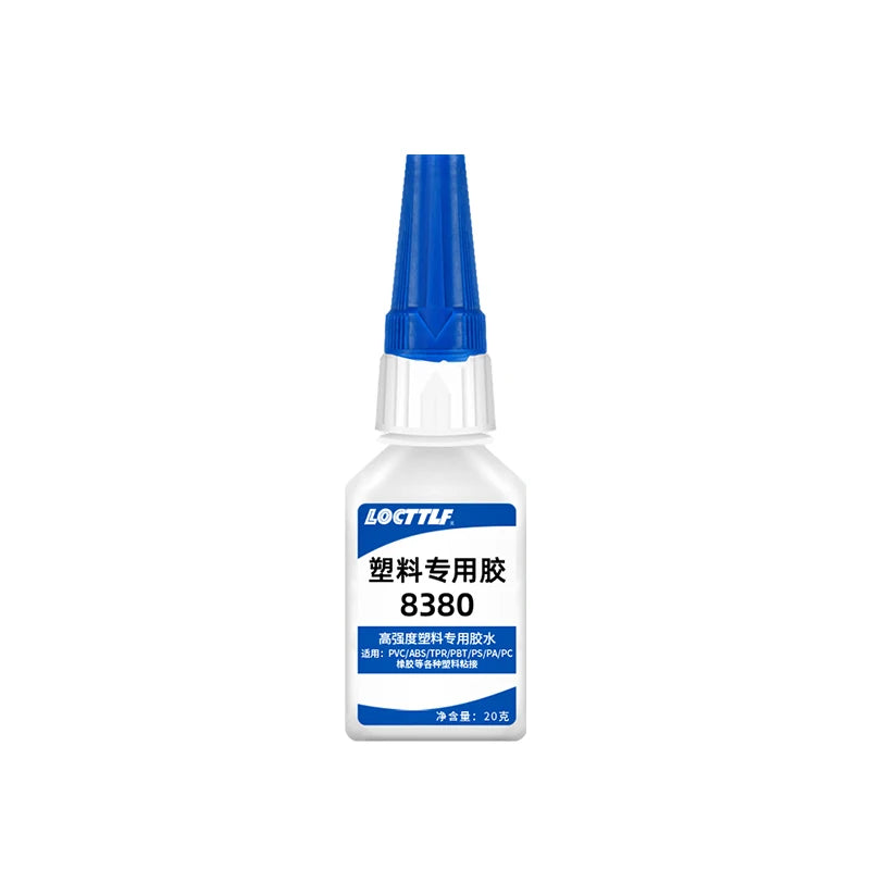 LOCTTLF 20g Plastic Glue Adhesive for 3D Printing Toy Car ABS PVC Super Instant  Glue Bonding Between Plastics Waterproof Clear