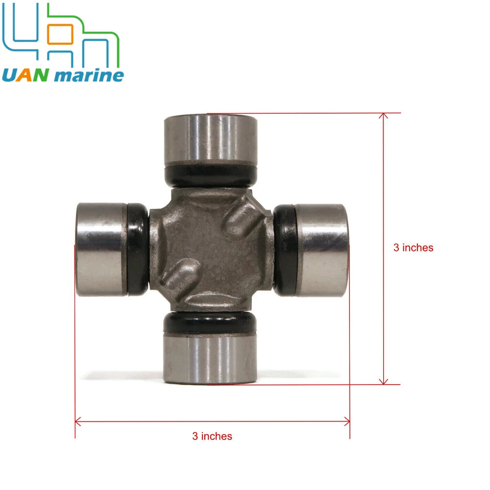 (Pack of 2) 3860232 U-Joint Cross Kit  For Volvo Penta 854619 MerCruiser 865496A01 865510T 865511T  18-6406