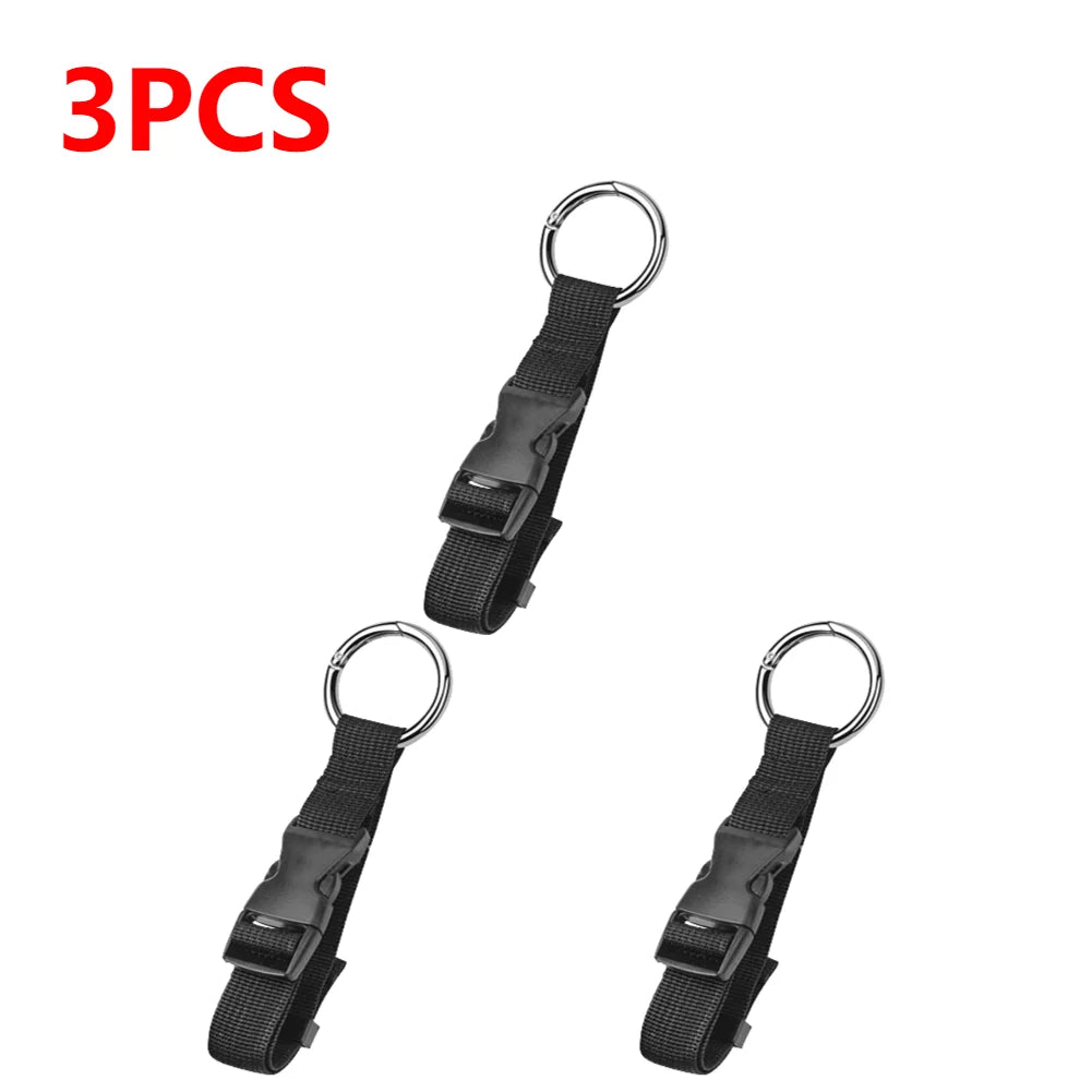 10-1pcs Travel Luggage Fixed Strap Backpack External Strap Portable Add-A-Bag Luggage Belt Jacket Holder With Release Buckle